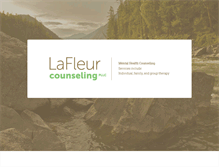 Tablet Screenshot of lafleurcounseling.com